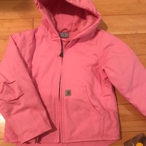 Carhartt girls pink winter coat